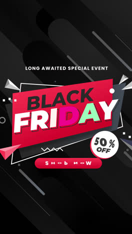 black friday promotion posters