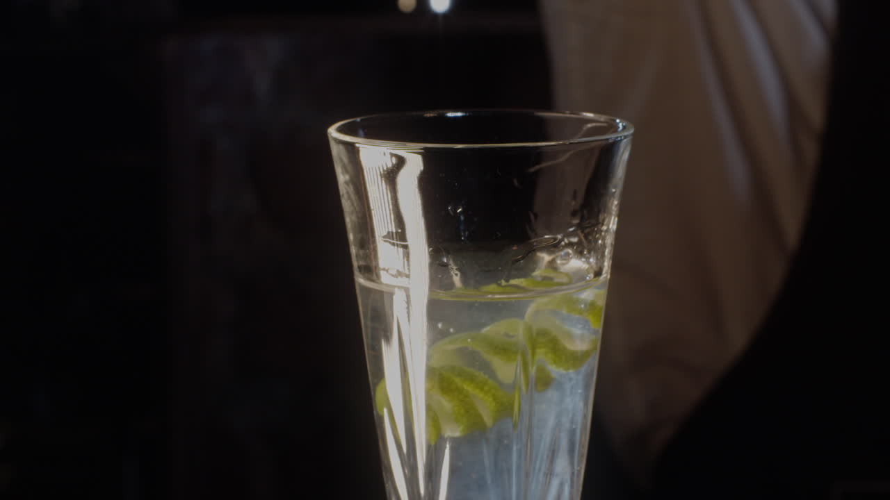 preparación de cócteles