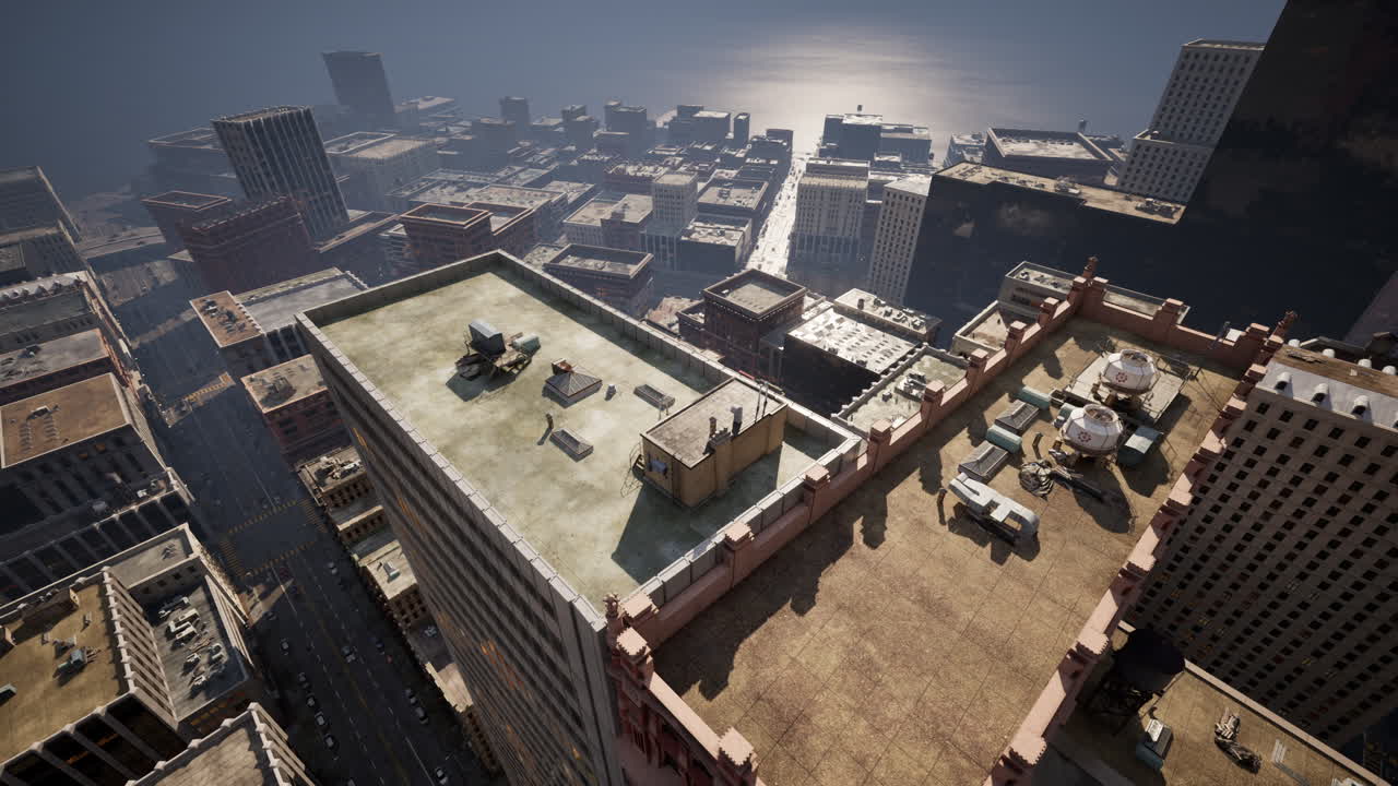 paisaje urbano de manhattan con rascacielos de la ciudad de nueva york