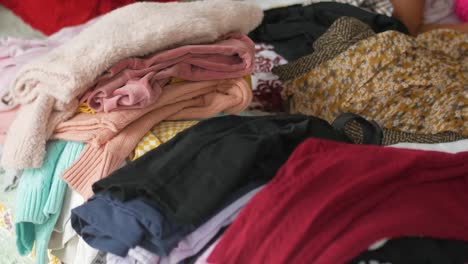 a pile of clothes