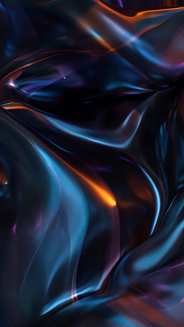 Sfondo di Onde Metalliche Astratte 4K