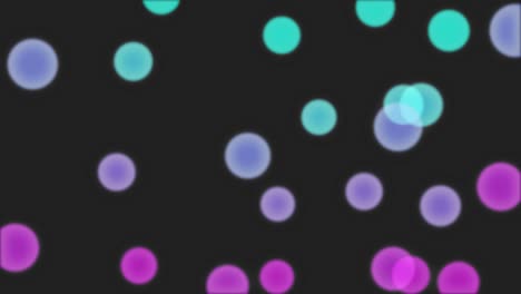 4k abstract defocused bokeh light elements on the black background.