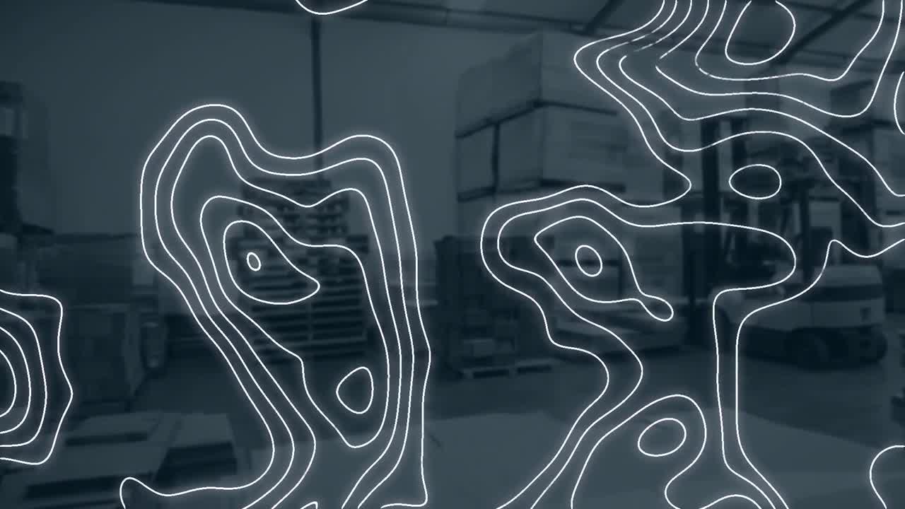 animación de isohyspses sobre el almacén