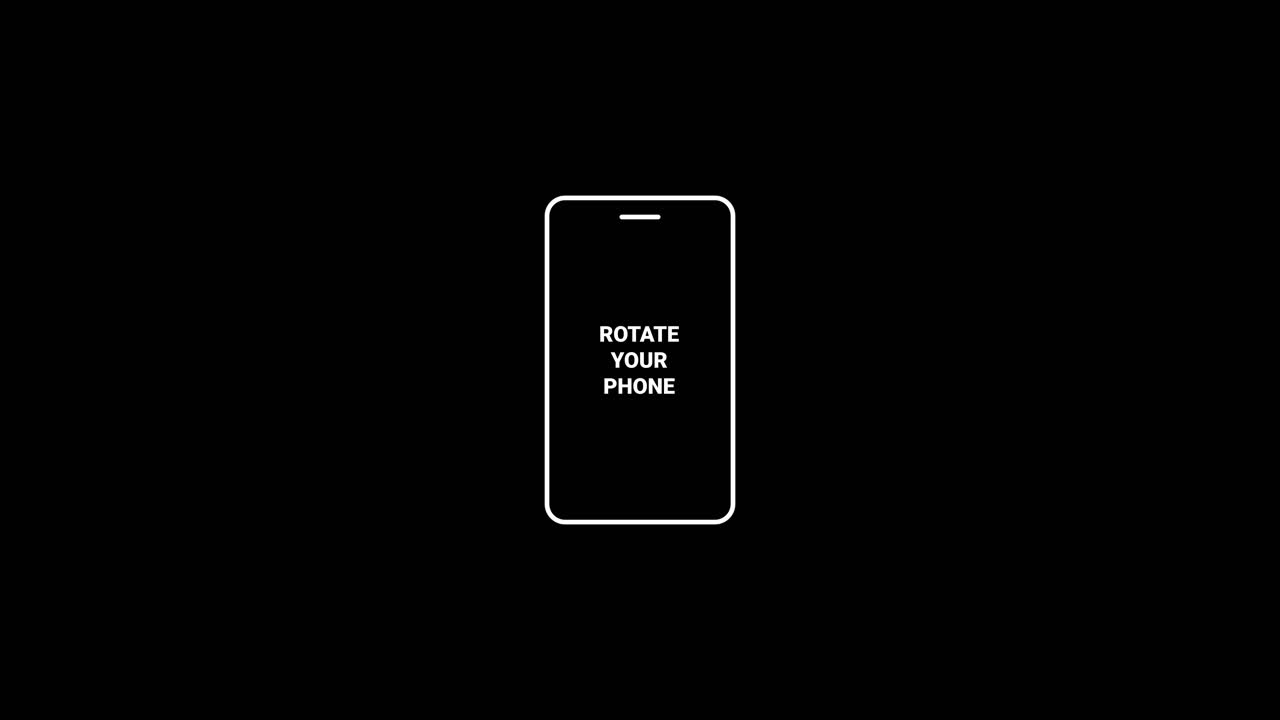 Animated Phone Icon Rotating from Landscape to Portrait