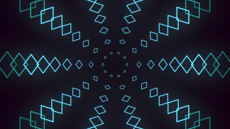 Contemporary-geometric-design-futuristic-blue-and-black-pattern