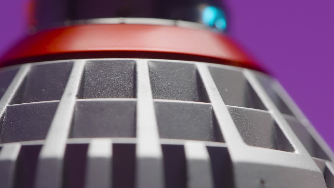 primer plano de un modelo de juguete de ciencia ficción