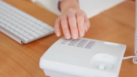 hombre de negocios hablando por teléfono y trabajando en la computadora