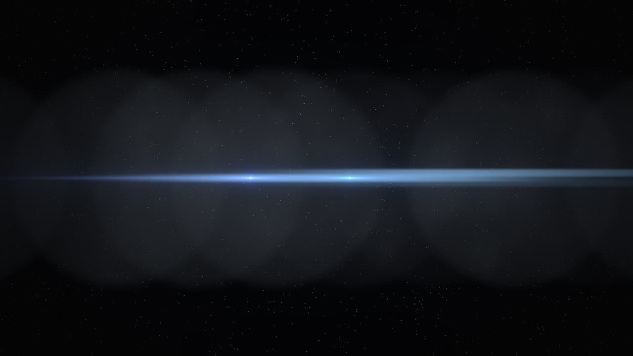 패션 빛과 은하계의 별이 있는 우주 비행의 날