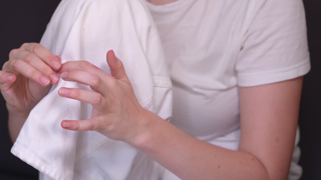 Close-up of a Woman's Hands