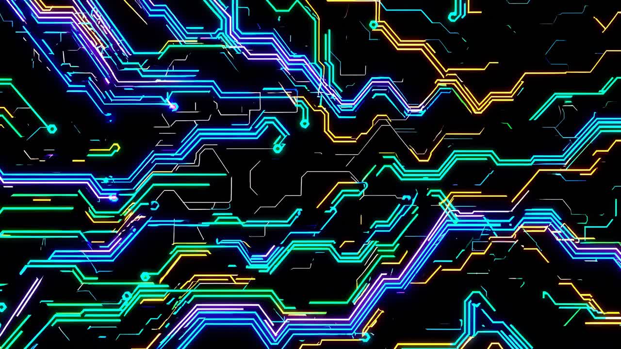 patrón de placa de circuitos abstractos