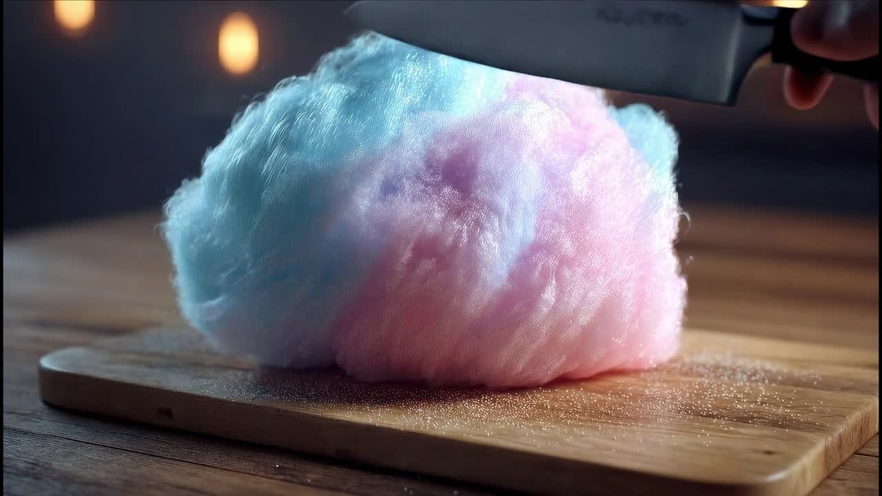 Cutting Cotton Candy
