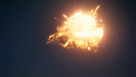 massive space explosion