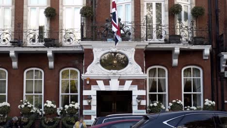 exterior of a historic hotel in london