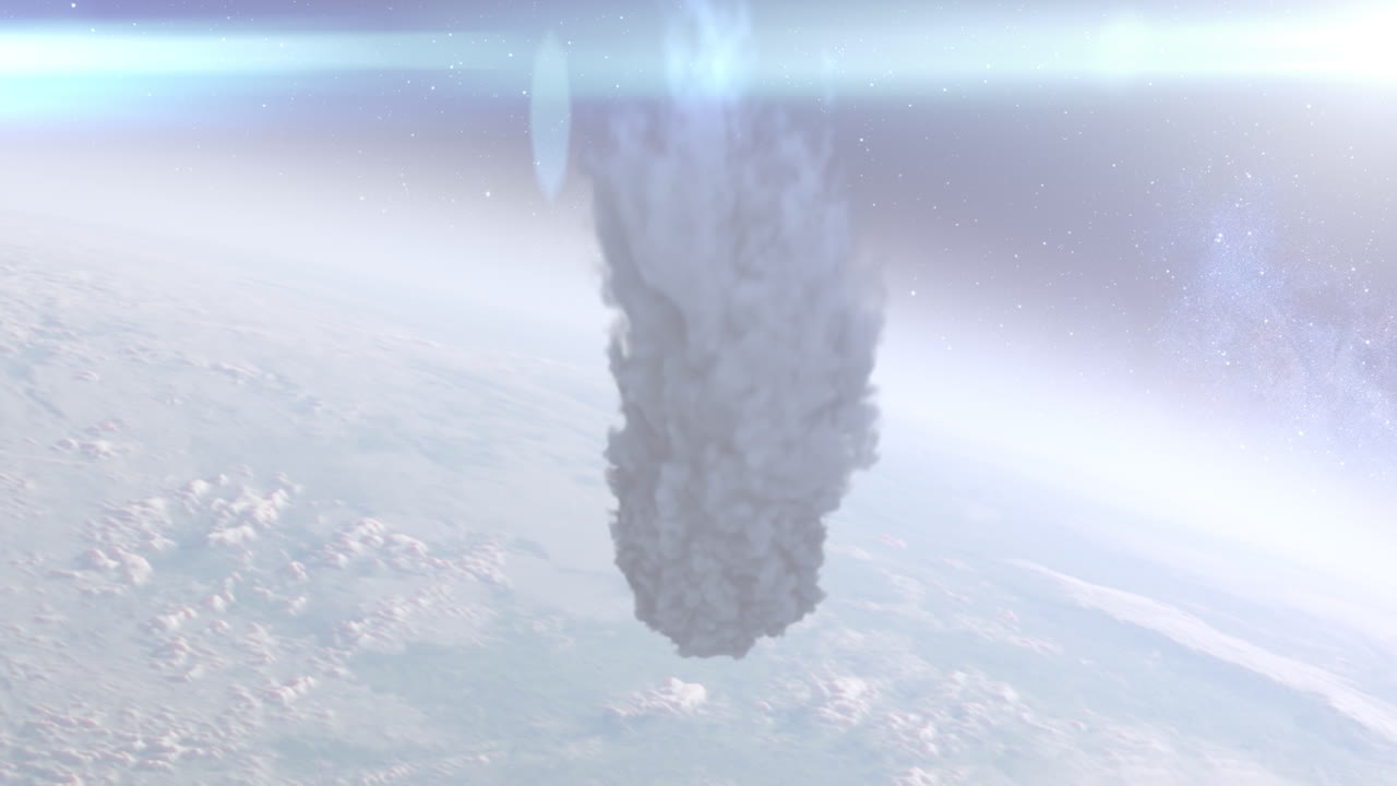 소행성 충돌 시레이션