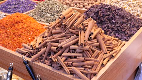 cinnamon sticks for sale at a local market