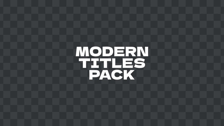 Moderne trendtitler 01 MOGRT Adobe Premiere Pro 2023 opløsning 3840×2160 RGB-version inkluderet