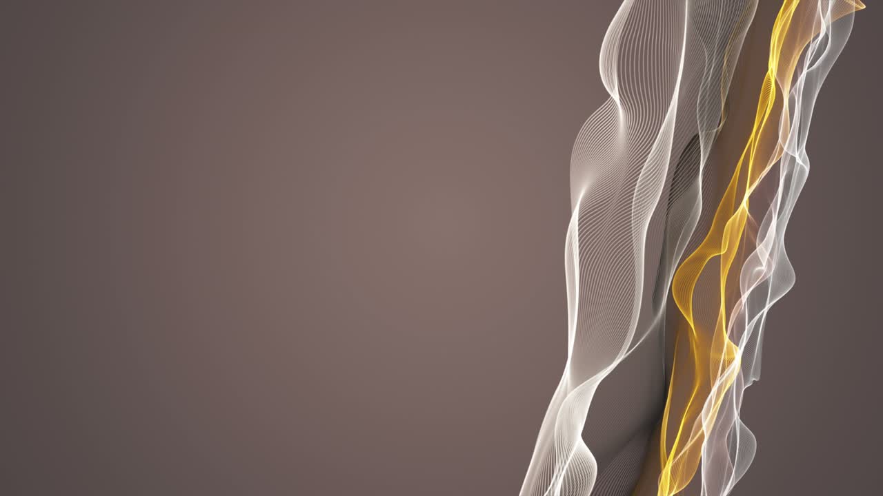 animación fantástica con objeto de onda de partículas en cámara lenta y espacio para texto, 4096x2304 bucle 4k