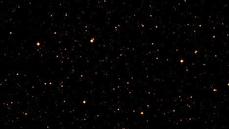 las partículas de brillo de 4k. superposición en bucle
