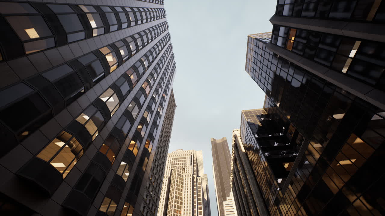 edificio rascacielos bajo un cielo nublado
