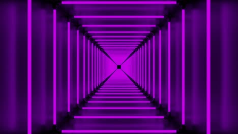 purple neon tunnel