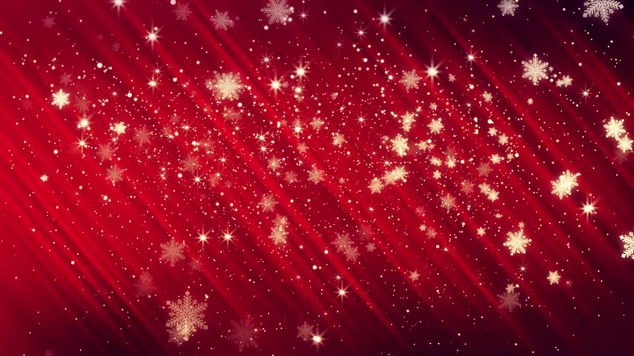 Snowflakes falling snow flakes holiday winter merry christmas 2024 new year animation christmas