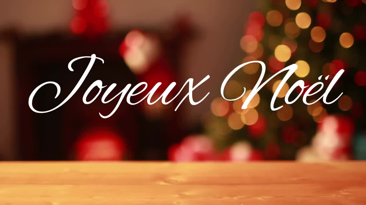 Joyeux No&Atilde;&laquo;l written over Christmas tree