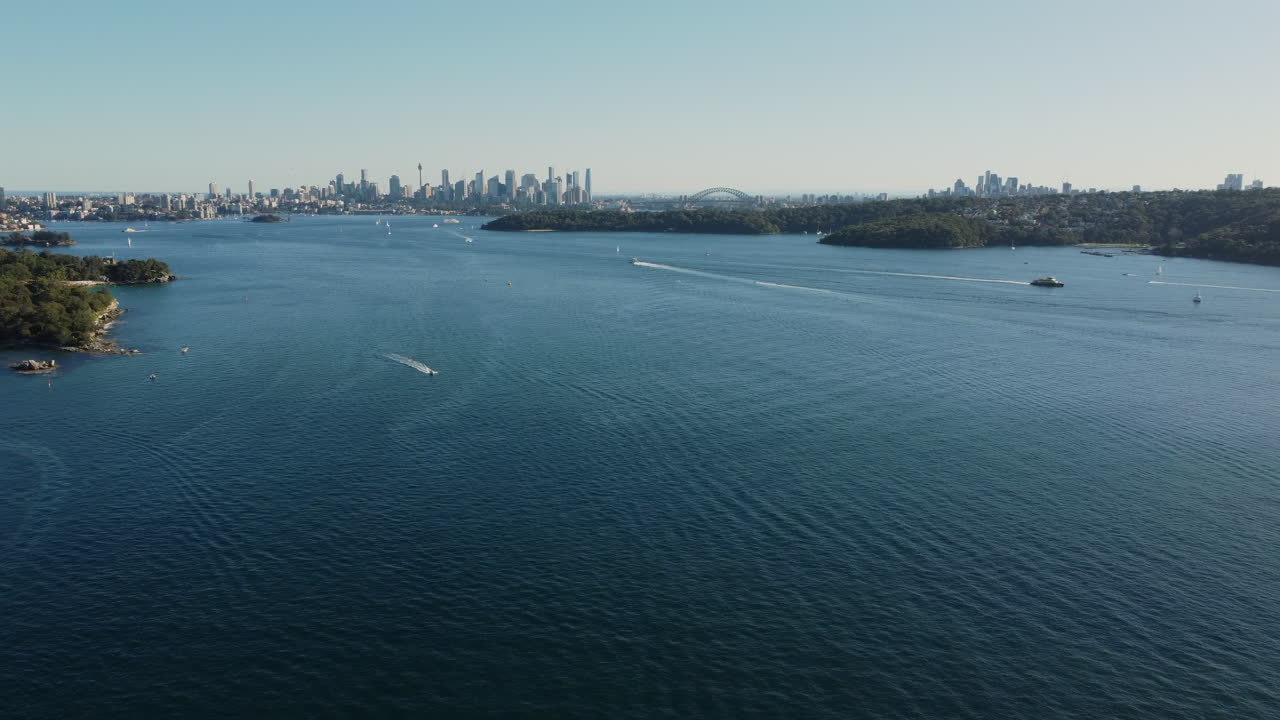 Watsons Bay Aerial Shot Overlooking Sydney Harbour Bridge