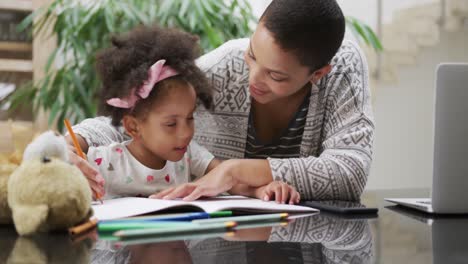 family enjoying free time at home