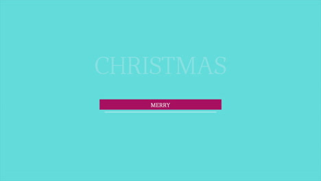 feliz navidad con línea en azul degradado moderno
