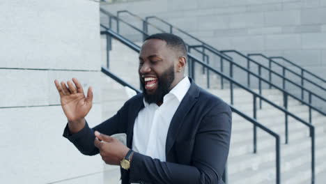 Businessman-throwing-money-at-street.-Entrepreneur-celebrating-victory-with-cash