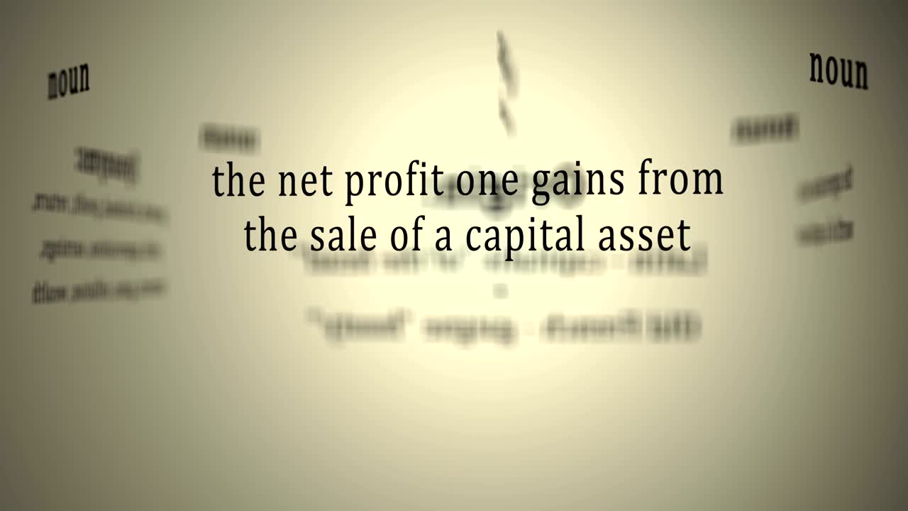 Definition: Capital Gain