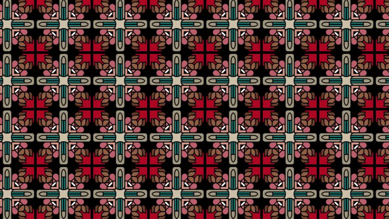 telón de fondo de diseño de patrón de mosaico étnico indígena deslizante