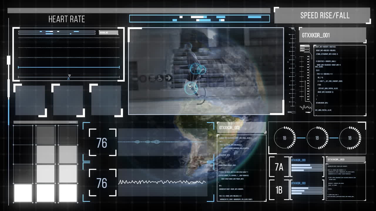 회전하는 지구에 대한 디지털 인터페이스