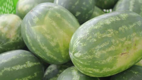 close up of watermelons