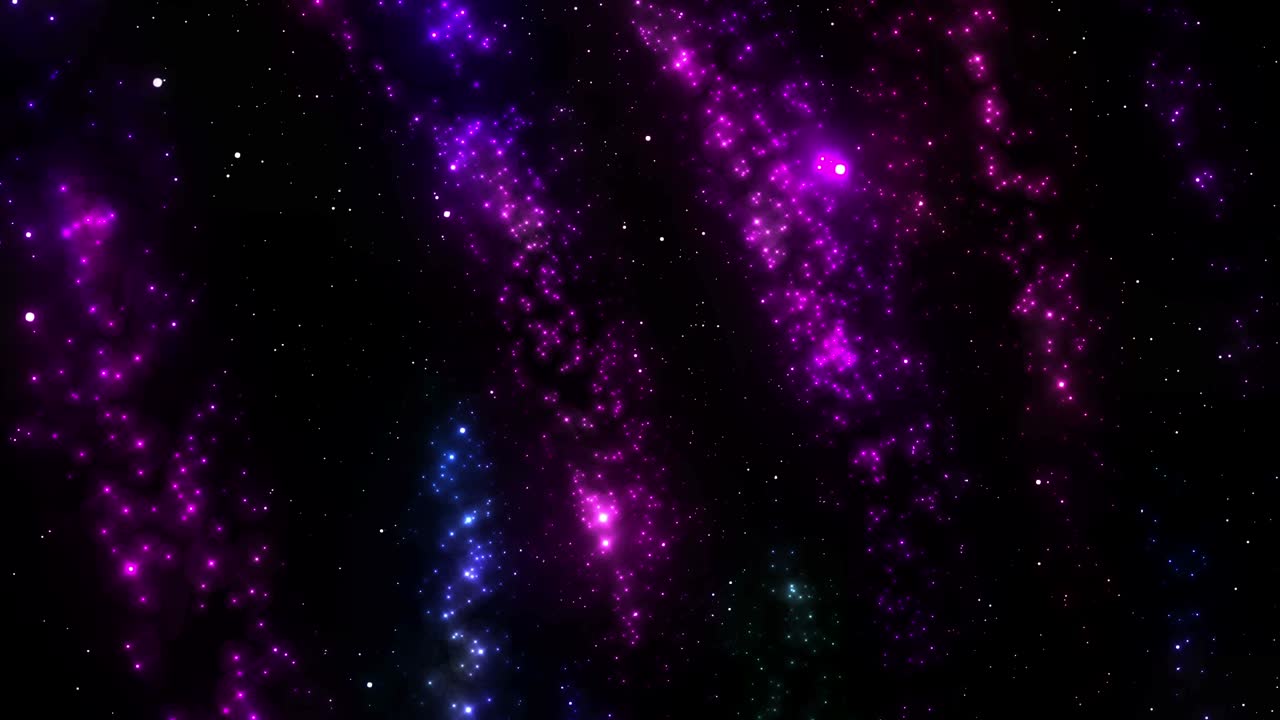 다채로운 반이는 별 배경 루프