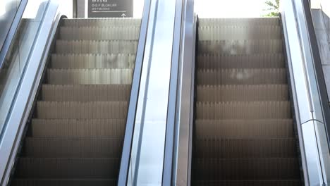 Two Escalators in a Building