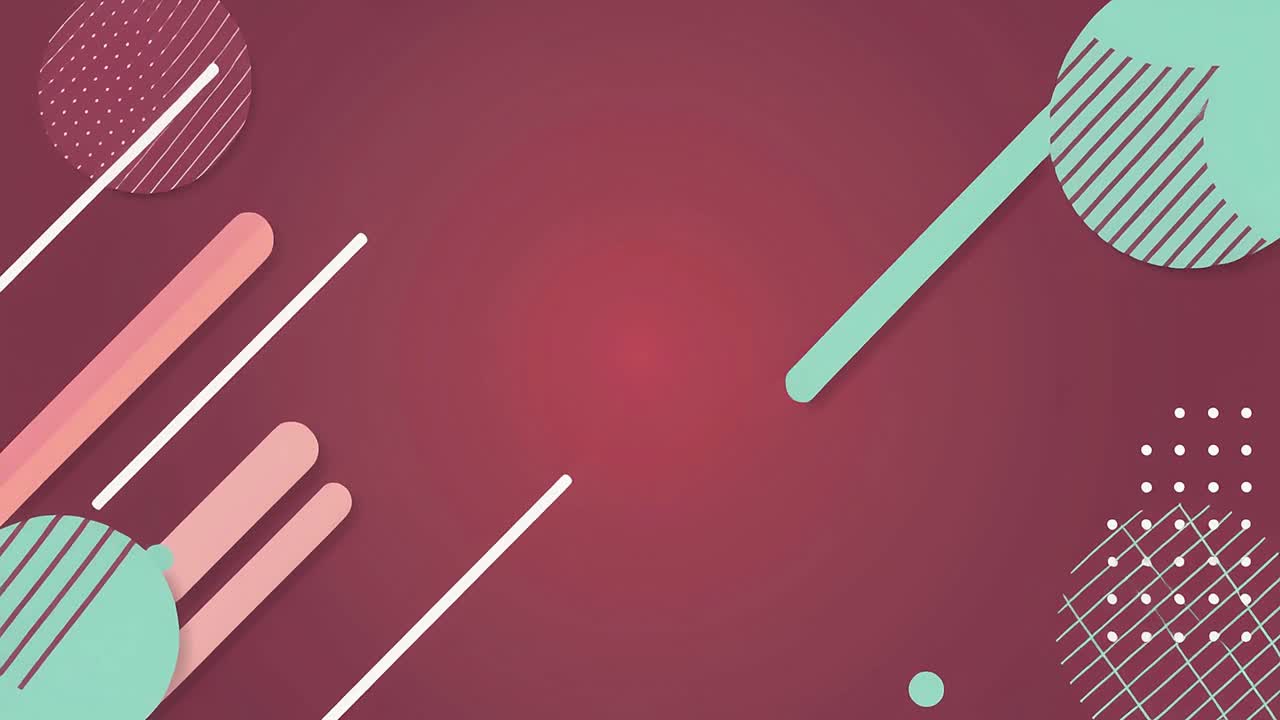 Dynamic Abstract Background with Moving Geometric Shapes