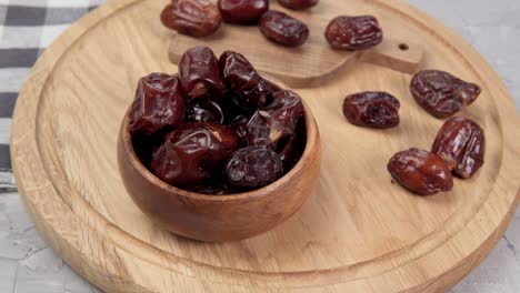 kurma is sweet dried dates, a common dish when ramadan