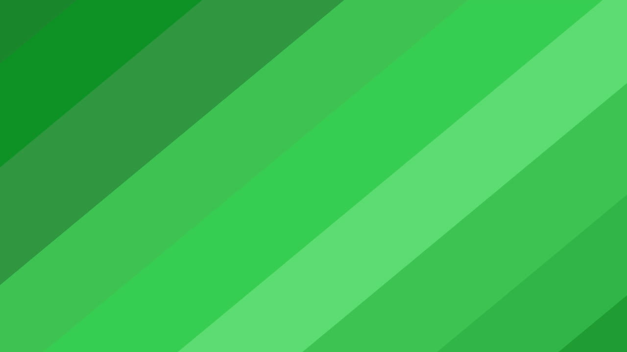 animación de rayas diagonales que se desplazan sin problemas en diferentes tonos de verde