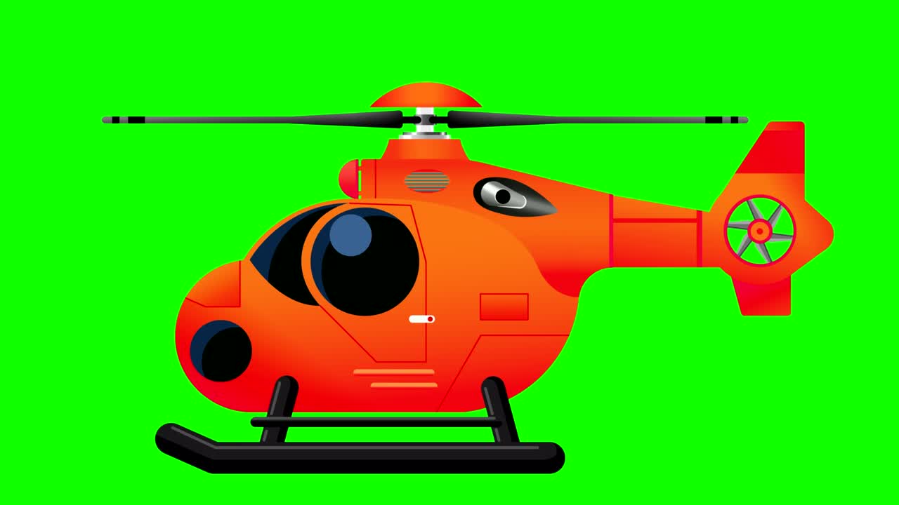 헬리터 손으로 그린 애니메이션