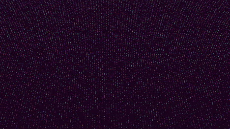 futuristic neon waves and neon dots on dark space