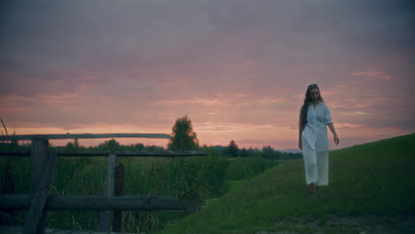 Depressed-Woman-Walking-By-The-Bridge