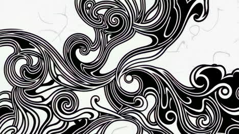 diseño abstracto en blanco y negro