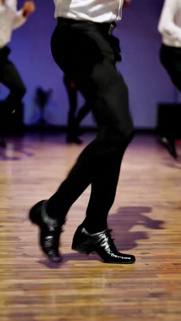 energetic dance performance on stage