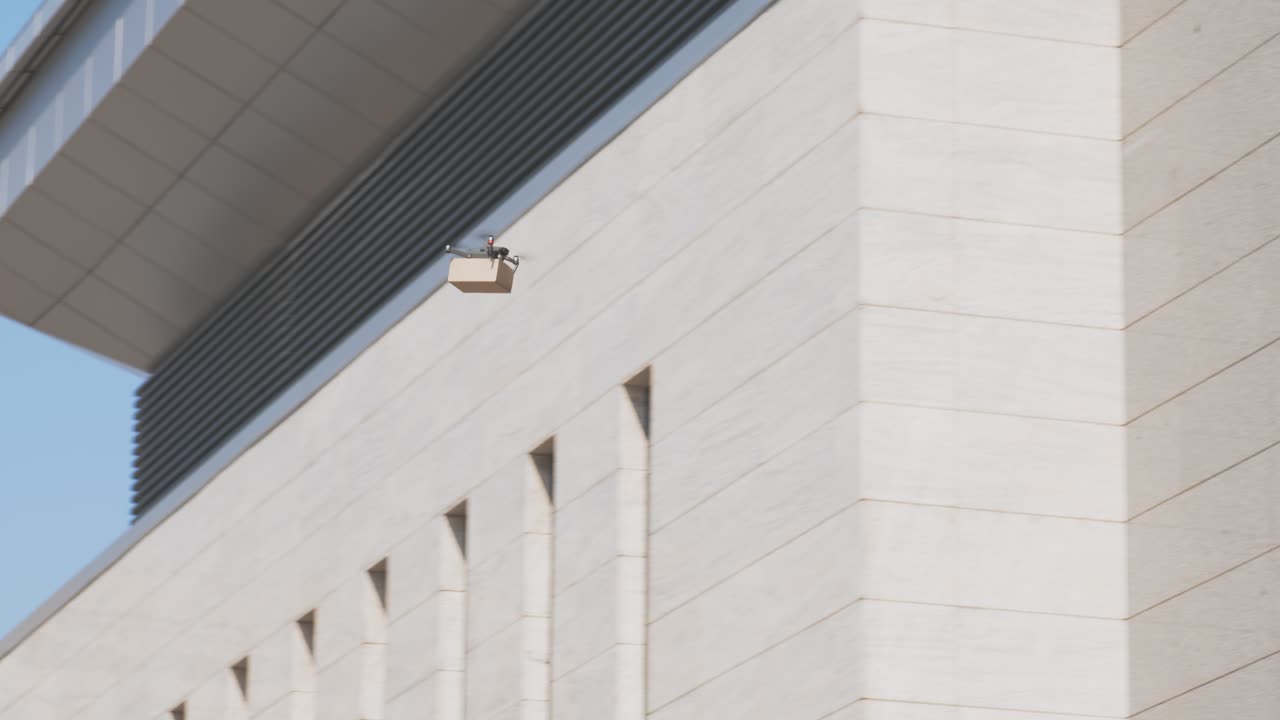 Drone Delivery to Building