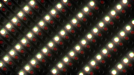 red and blue led display pattern