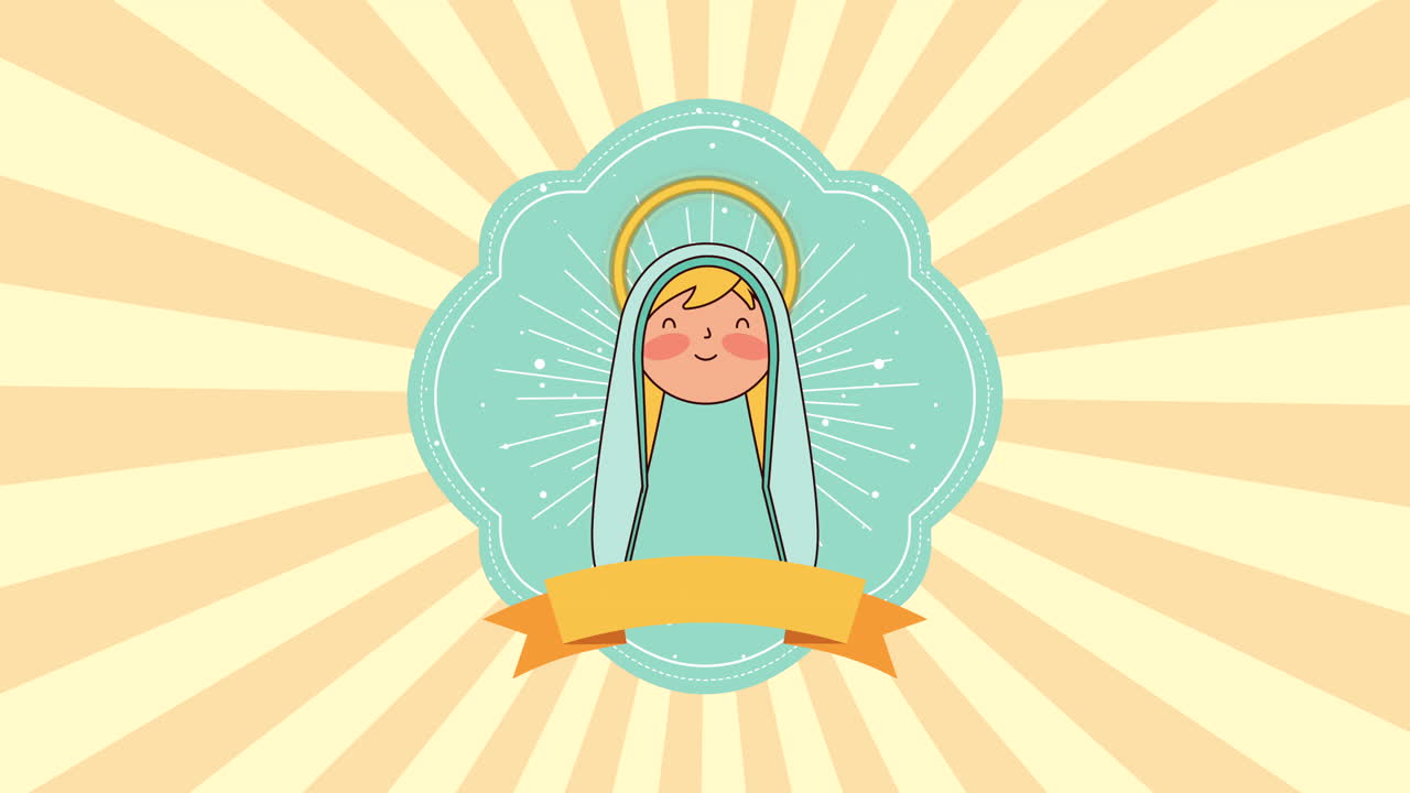 el personaje de la virgen maría