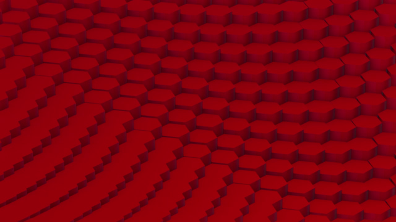 Hexagon Red Loop