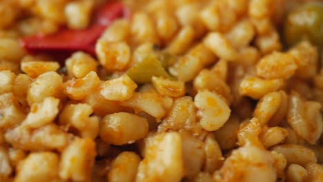 close-up of cooked bulgur