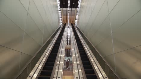 modern luxurious hotel escalator - four seasons philadelphia, pa